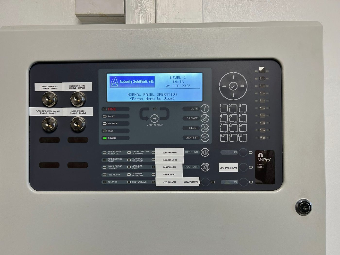 Addressable fire alarm panel