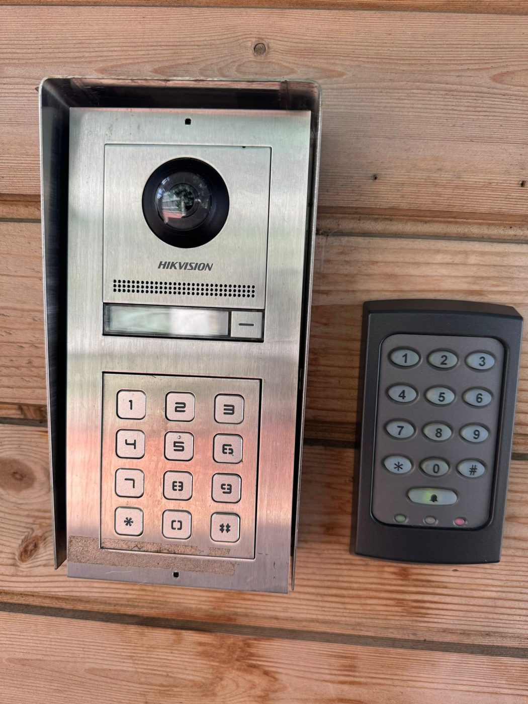 Access control video intercom installed by Hawthorne